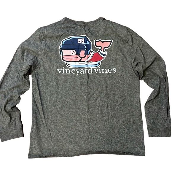 Vineyard Vines Other - Vineyard Vines Long Sleeve T-Shirt Football #98 Size Medium NWOT
